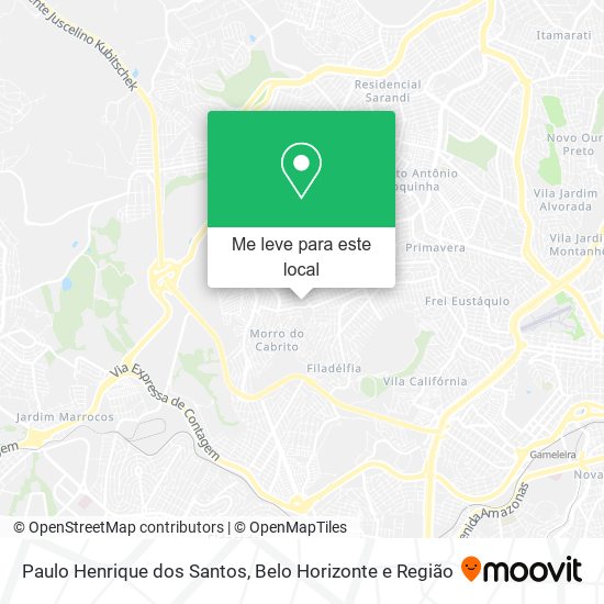 Paulo Henrique dos Santos mapa