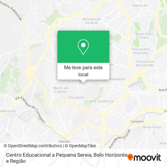 Centro Educacional a Pequena Sereia mapa