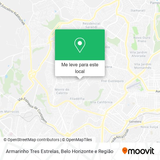 Armarinho Tres Estrelas mapa