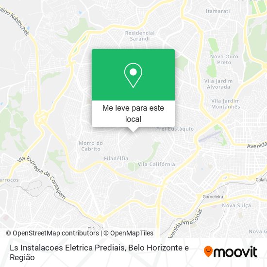 Ls Instalacoes Eletrica Prediais mapa