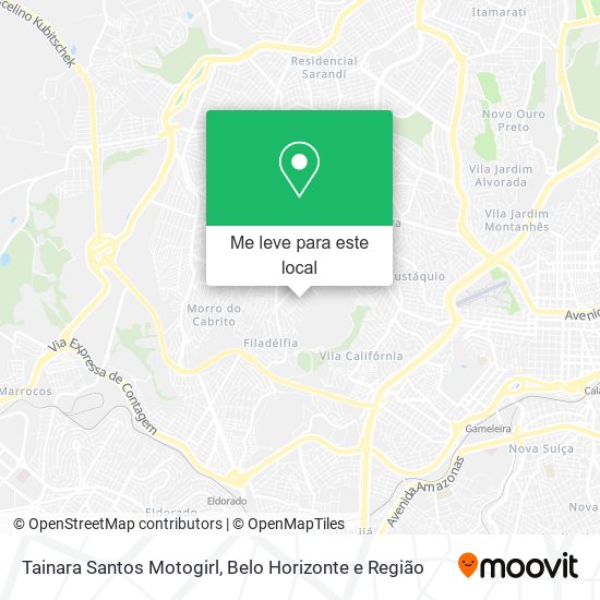 Tainara Santos Motogirl mapa
