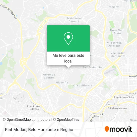 Riat Modas mapa