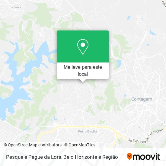 Pesque e Pague da Lora mapa
