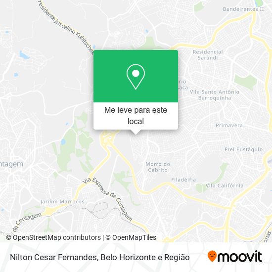 Nilton Cesar Fernandes mapa