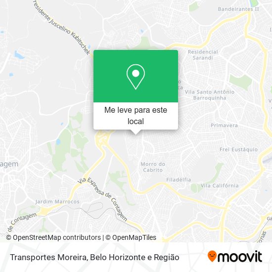Transportes Moreira mapa