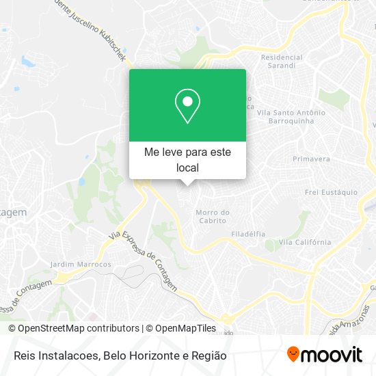 Reis Instalacoes mapa