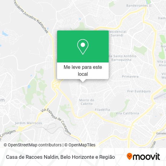 Casa de Racoes Naldin mapa
