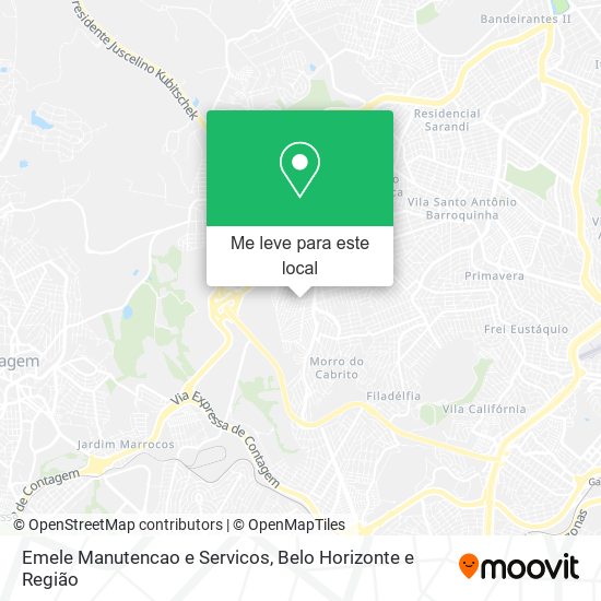 Emele Manutencao e Servicos mapa