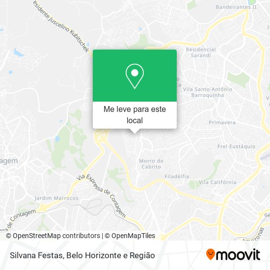 Silvana Festas mapa