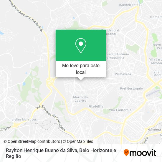 Raylton Henrique Bueno da Silva mapa