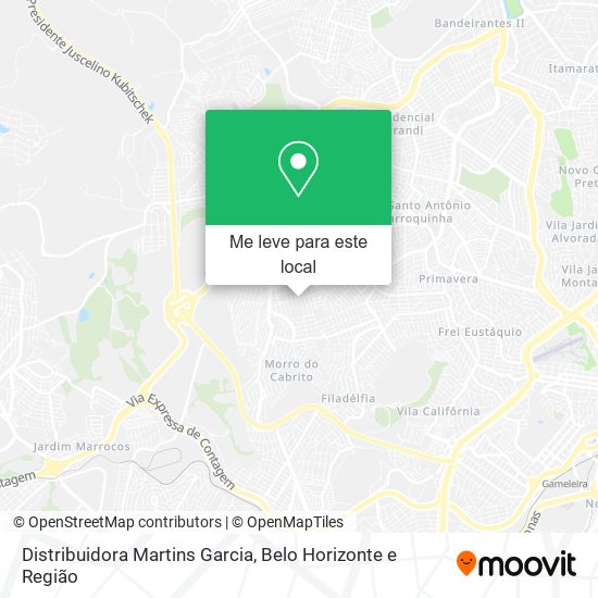 Distribuidora Martins Garcia mapa