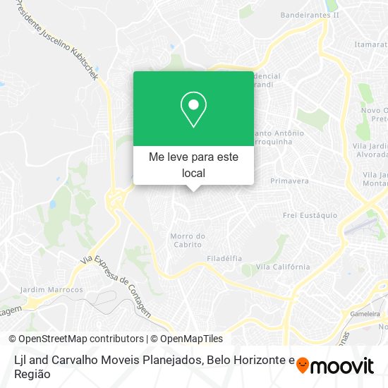 Ljl and Carvalho Moveis Planejados mapa