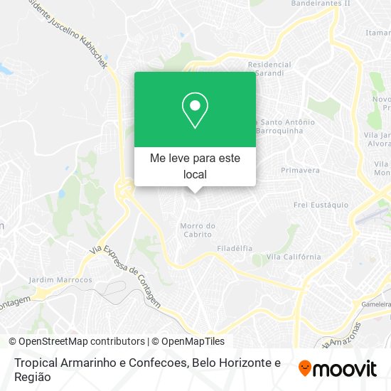 Tropical Armarinho e Confecoes mapa