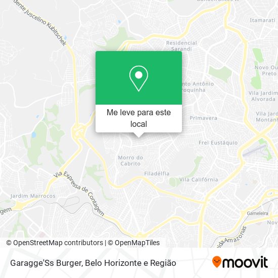 Garagge'Ss Burger mapa