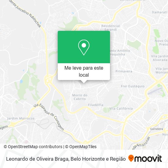 Leonardo de Oliveira Braga mapa
