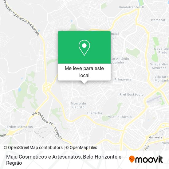 Maju Cosmeticos e Artesanatos mapa