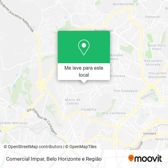 Comercial Impar mapa