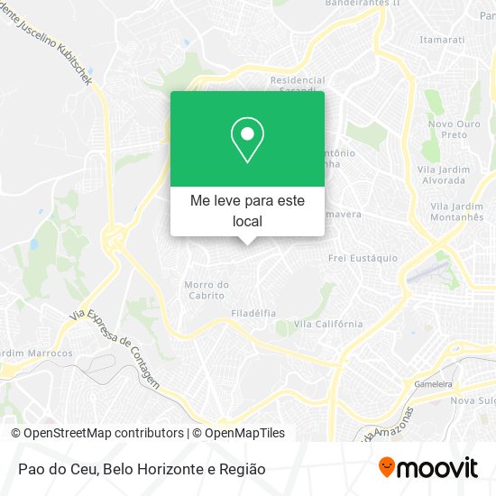 Pao do Ceu mapa