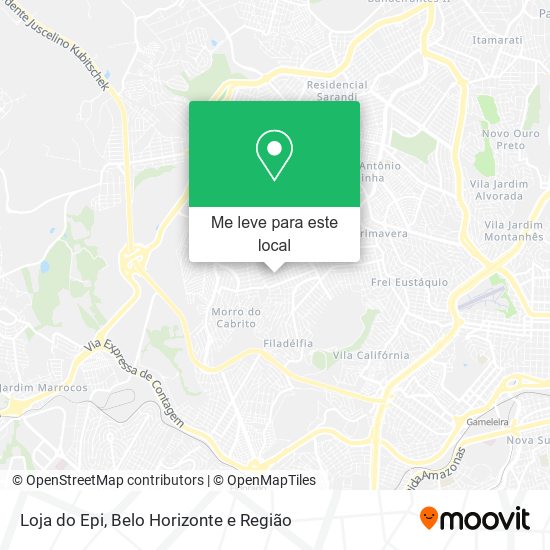 Loja do Epi mapa