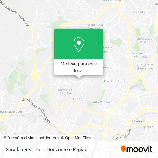 Sacolao Real mapa