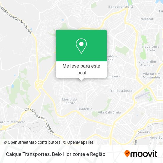 Caique Transportes mapa