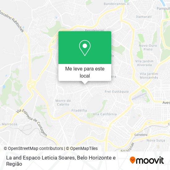 La and Espaco Leticia Soares mapa