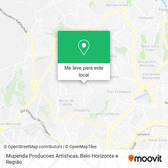 Mupenda Producoes Artisticas mapa