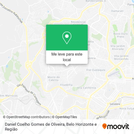 Daniel Coelho Gomes de Oliveira mapa