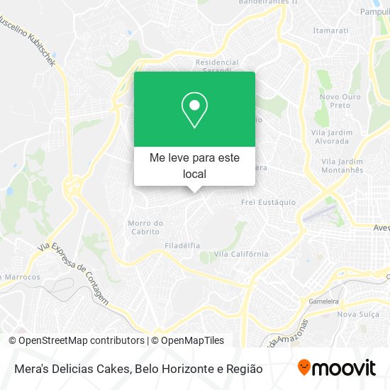 Mera's Delicias Cakes mapa