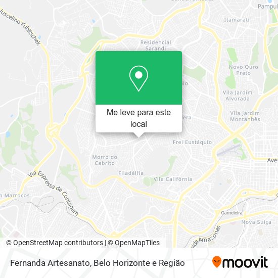 Fernanda Artesanato mapa