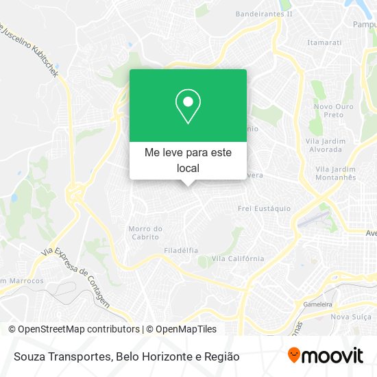 Souza Transportes mapa