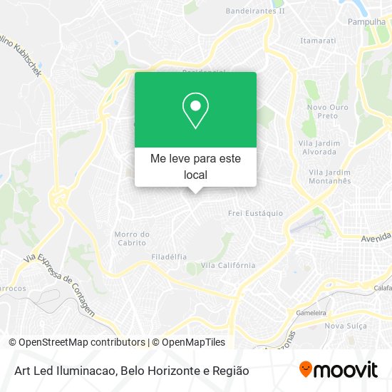 Art Led Iluminacao mapa