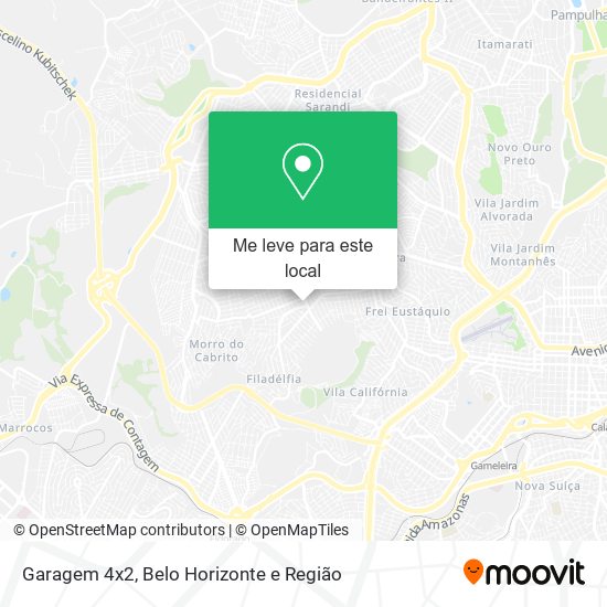 Garagem 4x2 mapa