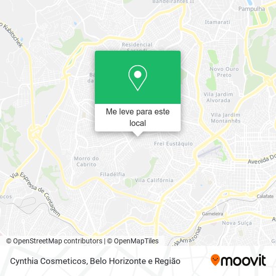 Cynthia Cosmeticos mapa