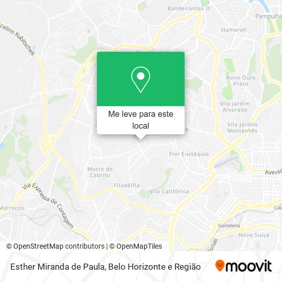 Esther Miranda de Paula mapa