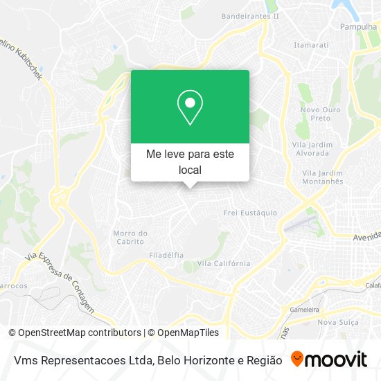 Vms Representacoes Ltda mapa