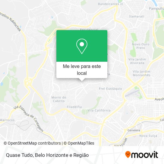 Quase Tudo mapa