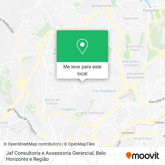 Jaf Consultoria e Assessoria Gerencial mapa
