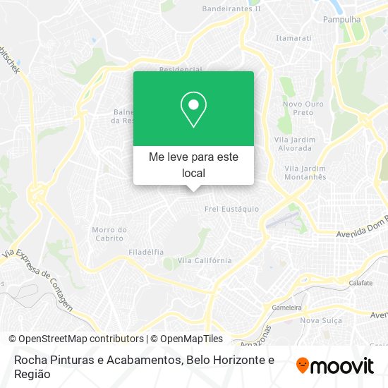 Rocha Pinturas e Acabamentos mapa