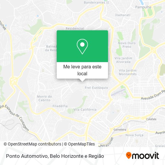 Ponto Automotivo mapa