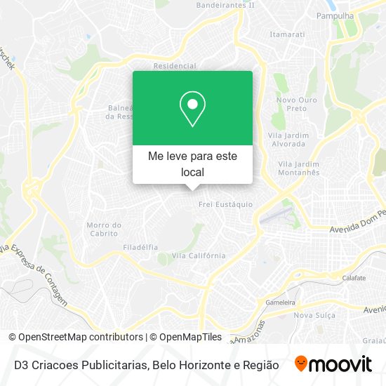 D3 Criacoes Publicitarias mapa