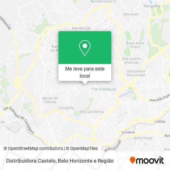 Distribuidora Castelo mapa