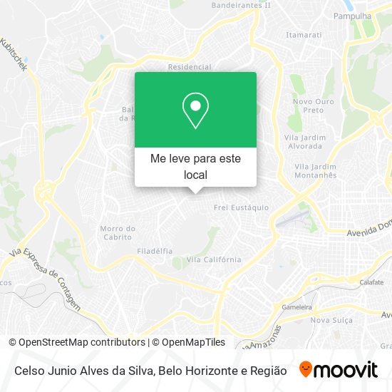Celso Junio Alves da Silva mapa