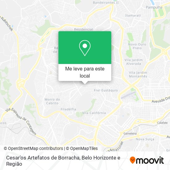 Cesar'os Artefatos de Borracha mapa