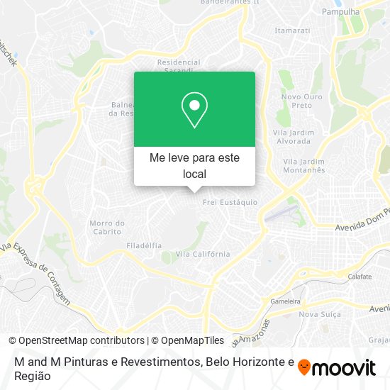 M and M Pinturas e Revestimentos mapa
