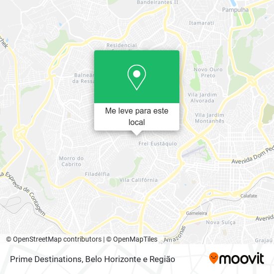 Prime Destinations mapa