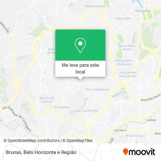 Brunas mapa
