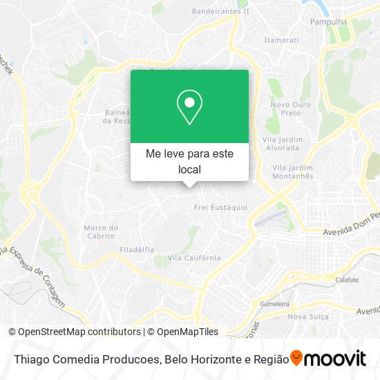 Thiago Comedia Producoes mapa