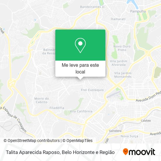 Talita Aparecida Raposo mapa