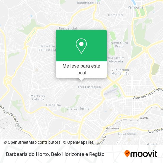Barbearia do Horto mapa